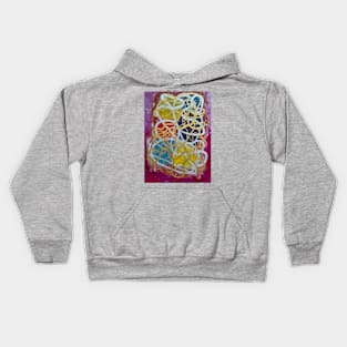 Abstract design from my original Acrylic painting Kids Hoodie